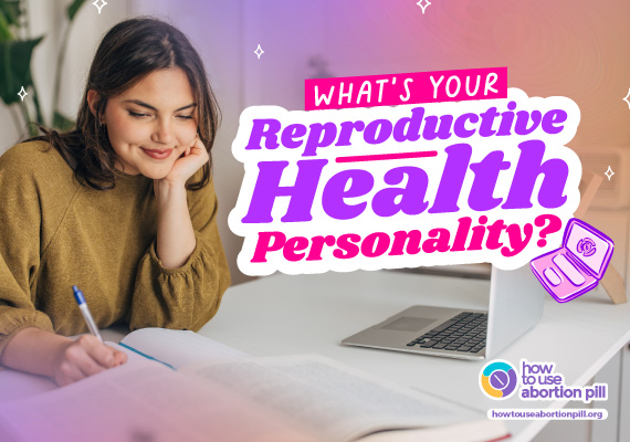 Illustration of different reproductive health personalities with diverse people engaging in self-care activities.