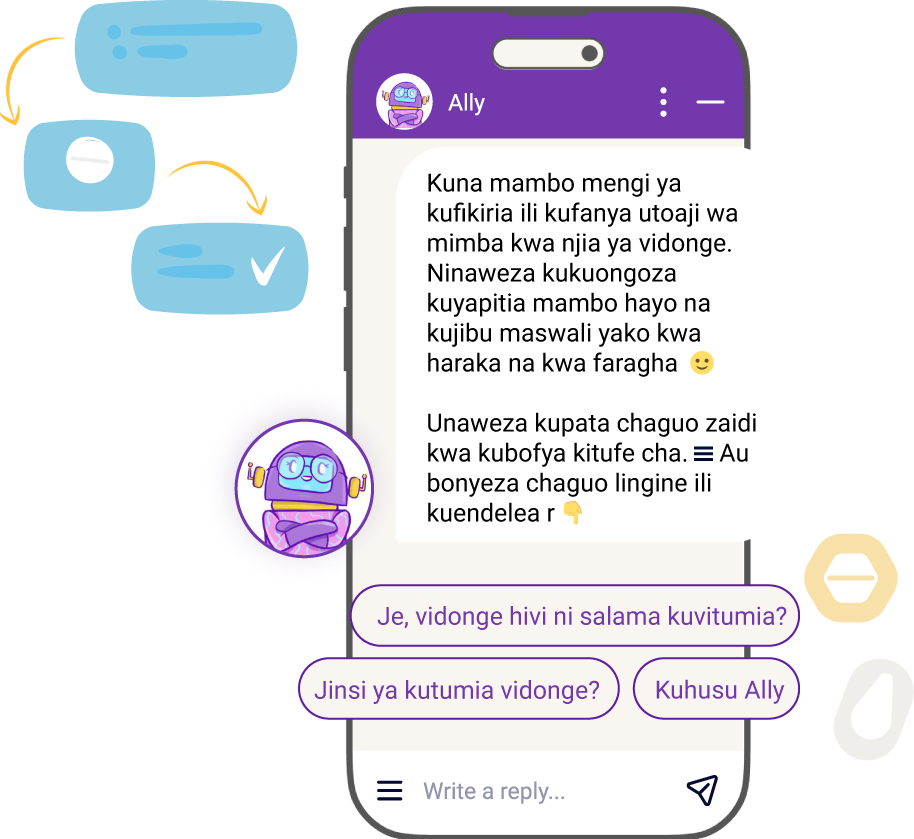 Ally inatoa taarifa kuhusu vidonge vya utoaji mimba, ikijibu maswali kuhusu usalama na matumizi yake.