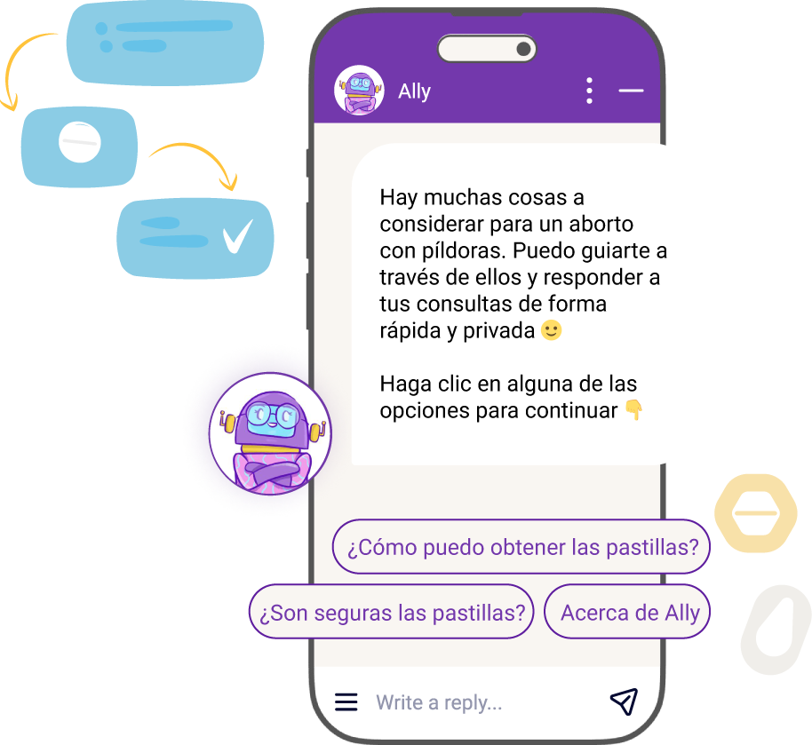 Ally ofrece información sobre las pastillas abortivas, respondiendo dudas sobre seguridad y uso